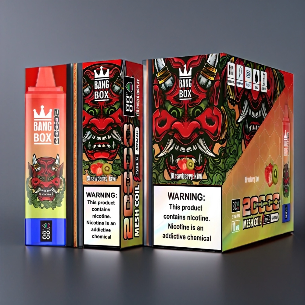 Bang Box New Zealand Wholesale 20000 Puffs Strawberry Kiwi