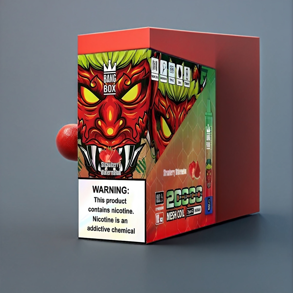 Bang Box New Zealand Wholesale 20000 Puffs Strawberry Watermelon Vape