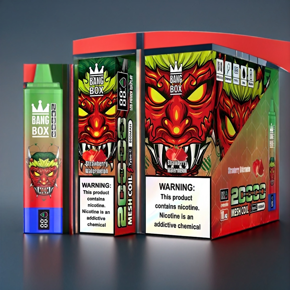 Bang Box New Zealand Wholesale 20000 Puffs Strawberry Watermelon Vape