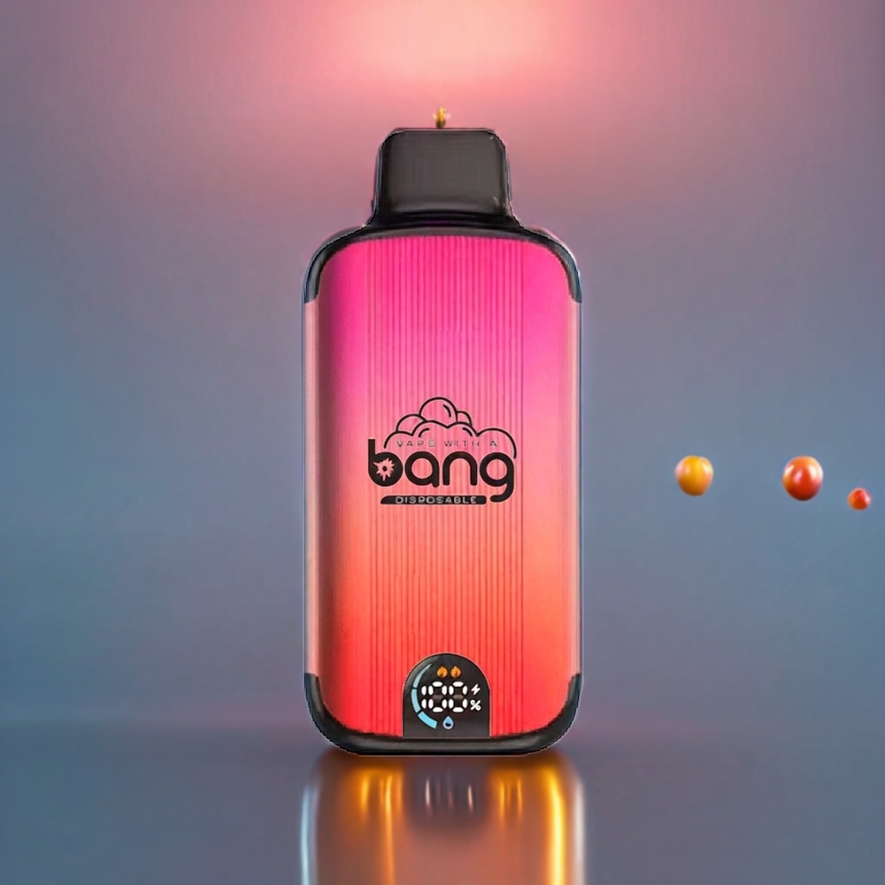 Bang 20000 Puffs Disposable Vape Mango Peach Watermelon New Zealand Wholesale with 13400 Battery Type-C Dual Mesh 0-5% Nicotine