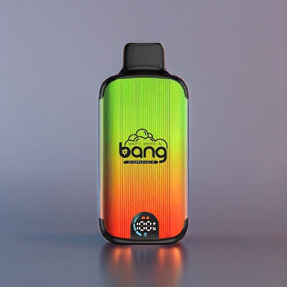 Bang 20000 Puffs New Zealand Wholesale Disposable Vape Strawberry Kiwi with 13400 Battery & Type-C Charging