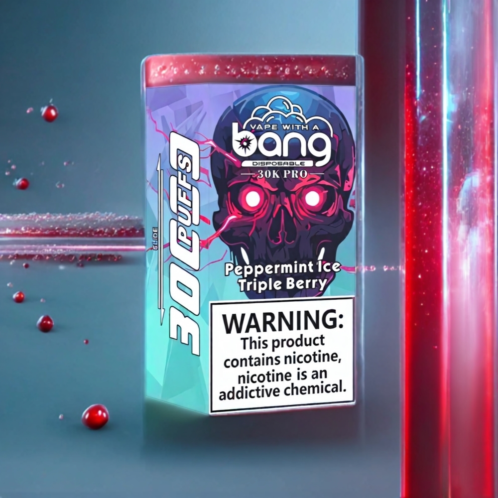 Bang 30K Pro 30000 Puffs 36ml 550mAh Dual-Flavor Disposable Vape Peppermint Ice & Triple Berry New Zealand Wholesale