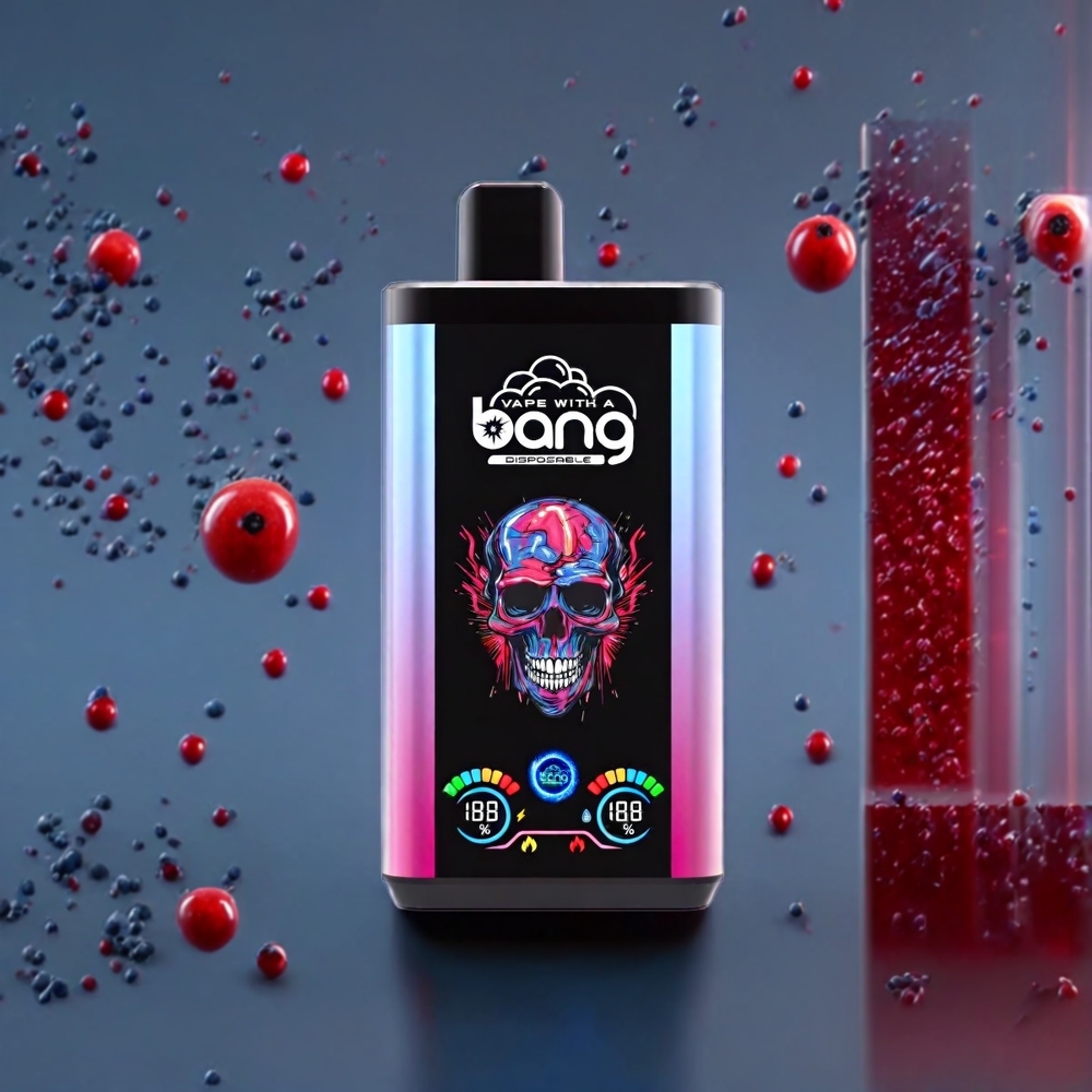 Bang 30K Pro 30000 Puffs 36ml 550mAh Dual-Flavor New Zealand Wholesale Blueberry Cherry Cranberry & Watermelon Berry Boom