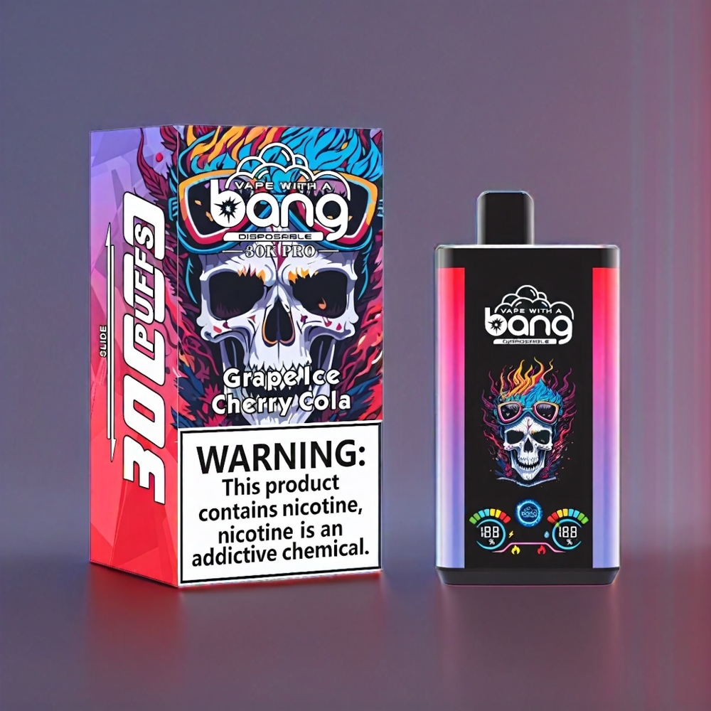 Bang 30K Pro 30000 Puffs 36ml 550mAh Dual-Flavor System Disposable Vape Love66 & Strawberry Kiwi New Zealand Wholesale