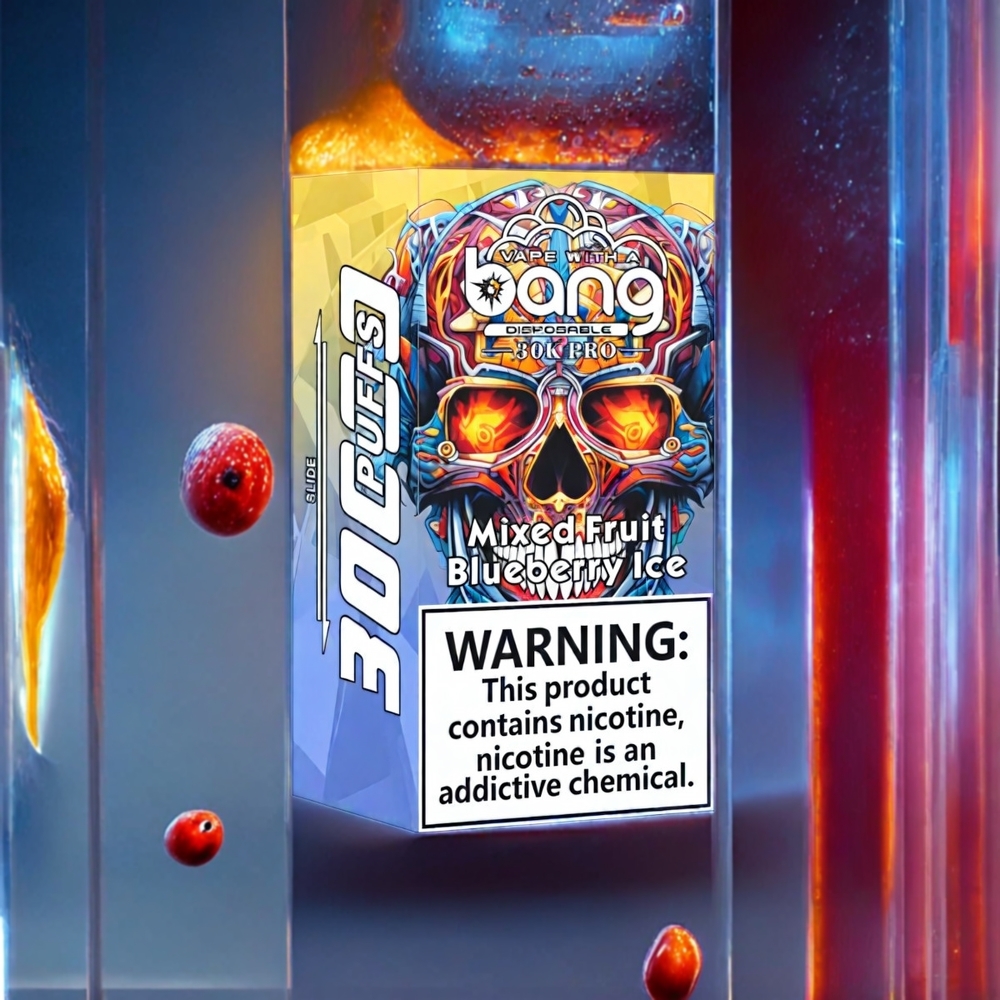 Bang 30K Pro New Zealand Wholesale 30000 Puffs 36ml 550mAh Dual-Flavor Mixed Fruit & Blueberry Ice Disposable Vape