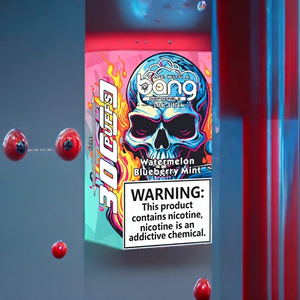 Bang 30K Pro New Zealand Wholesale 30000 Puffs 36ml 550mAh Dual-Flavor Watermelon Blueberry Mint Disposable Vape