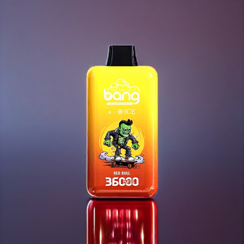 Bang 36000 Ice Level Disposable Device Red Bull New Zealand Wholesale 36ml 850mAh 1.0Ohm Mesh