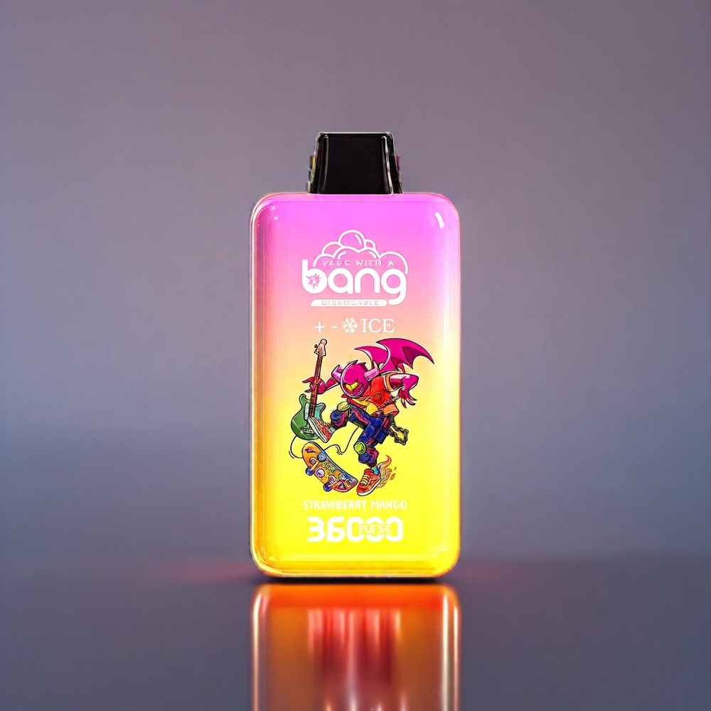 Bang 36000 Ice Level Disposable Device Strawberry Mango New Zealand Wholesale 36ml 850mAh Mesh 1.0 Ohm