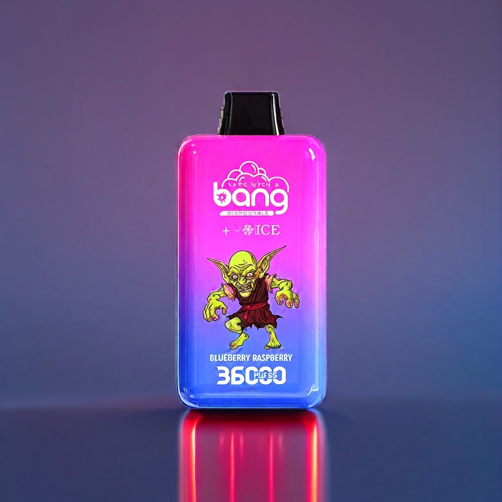 Bang 36000 Ice Level New Zealand Wholesale Disposable Device Blueberry Raspberry 36ml 850mAh 5%