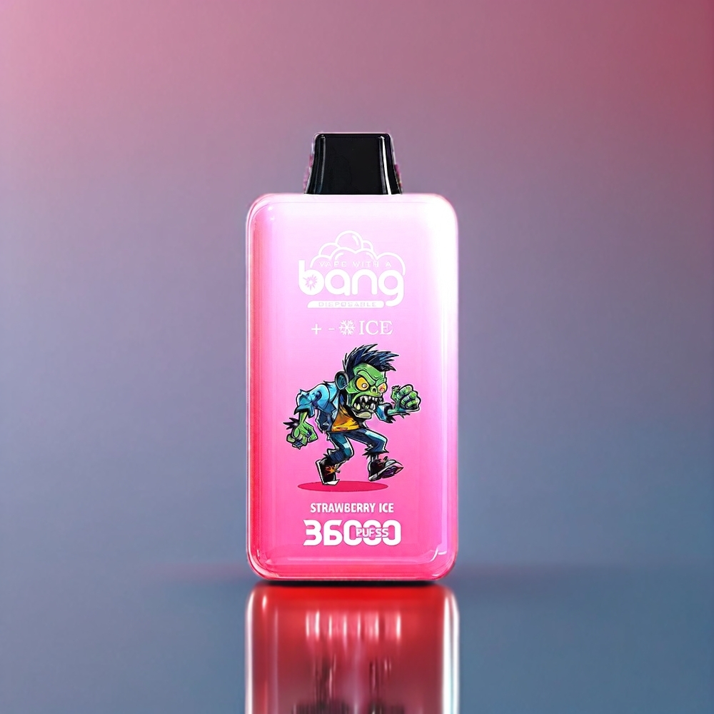 Bang 36000 Strawberry Ice New Zealand Wholesale Disposable Vape 36ml 850mAh Mesh Coil