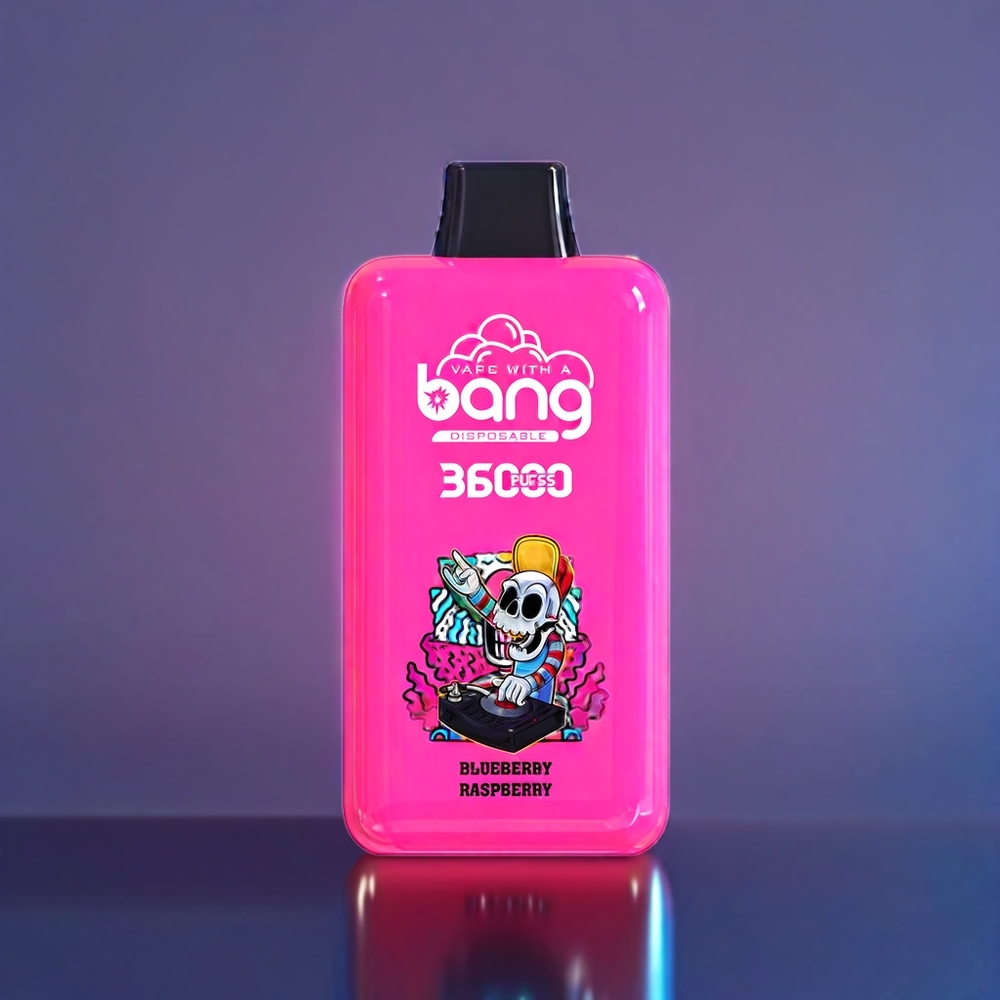 Bang 36000 Power Disposable Vape Blueberry Raspberry New Zealand Wholesale 36ml 36000 Puffs 5% 850mAh
