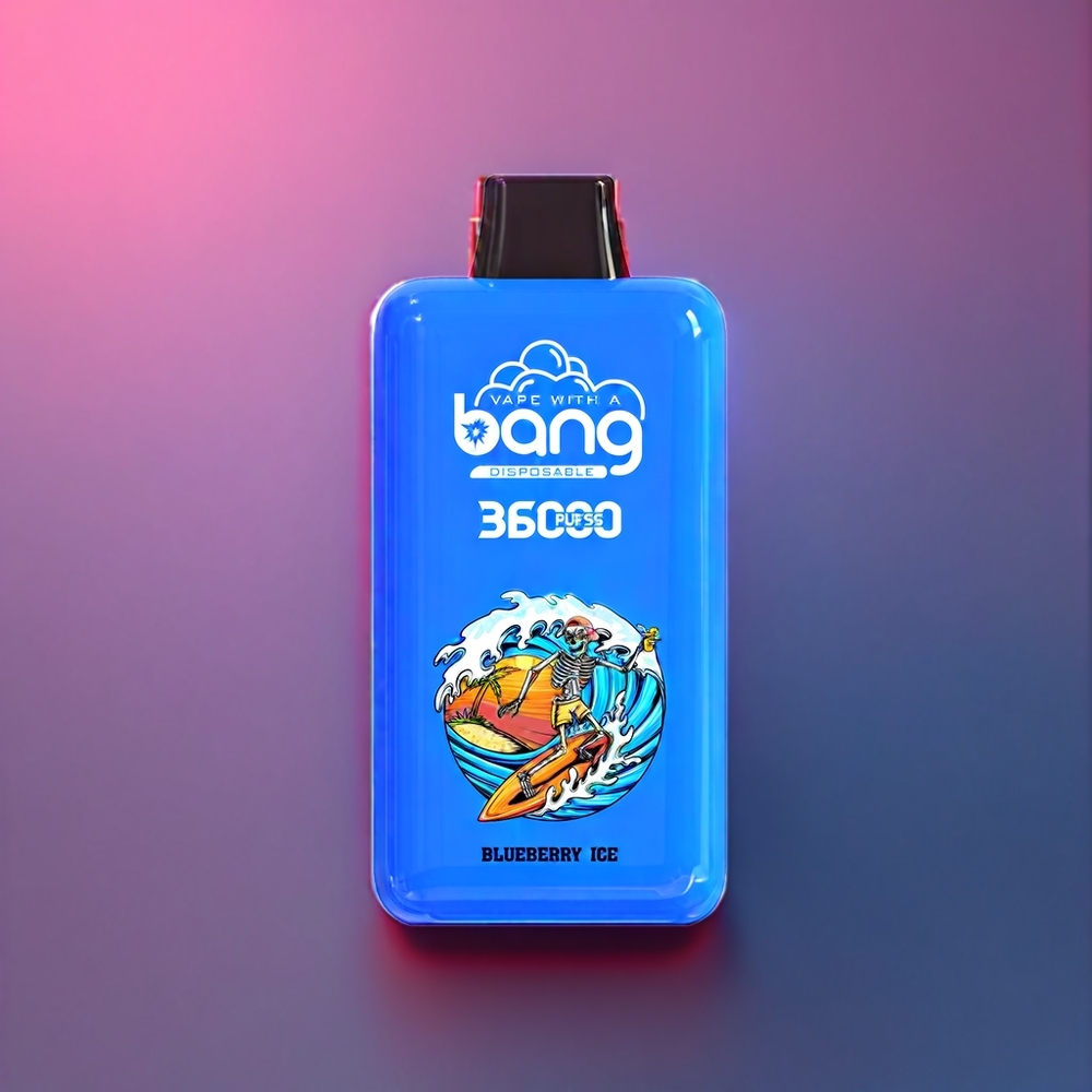 Bang 36000 Power Disposable Vape New Zealand Wholesale 36ml 36000 Puffs 850mAh Blueberry Ice