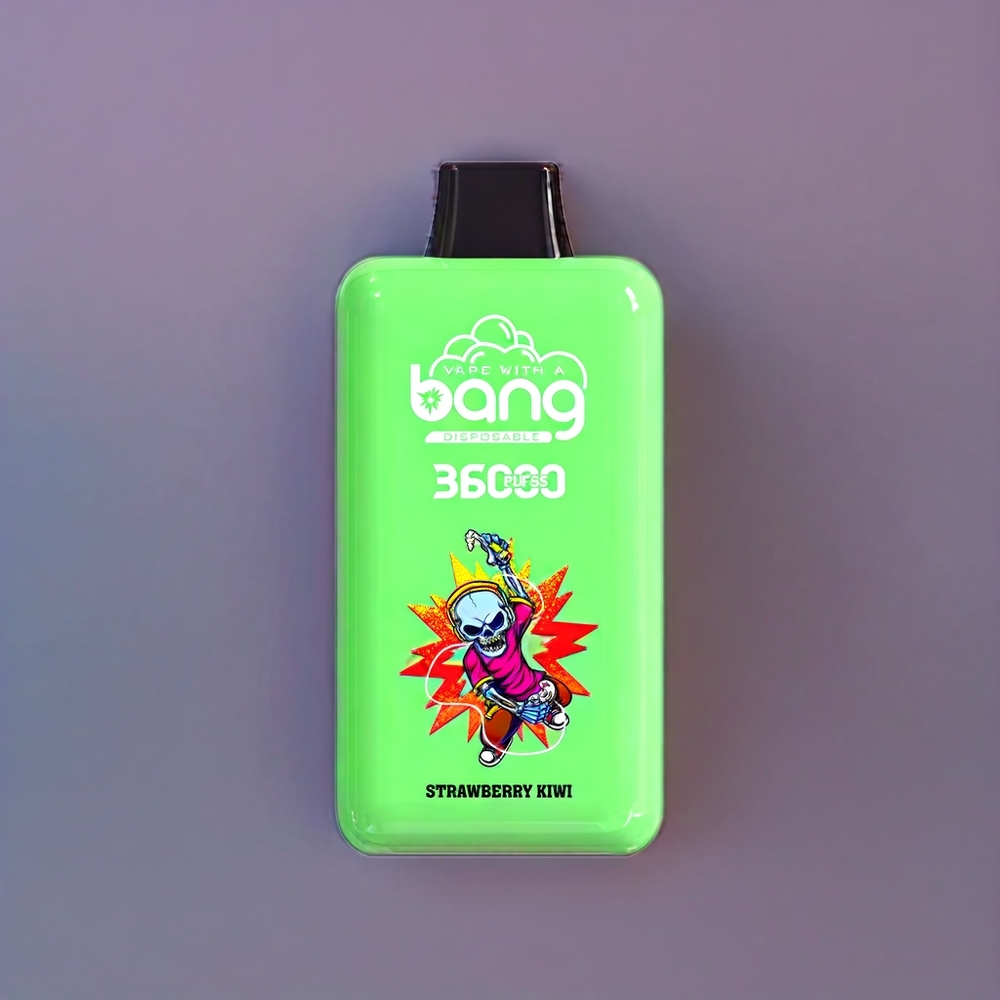Bang 36000 Power Disposable Vape Strawberry Kiwi New Zealand Wholesale 36ml 36000 Puffs 850mAh