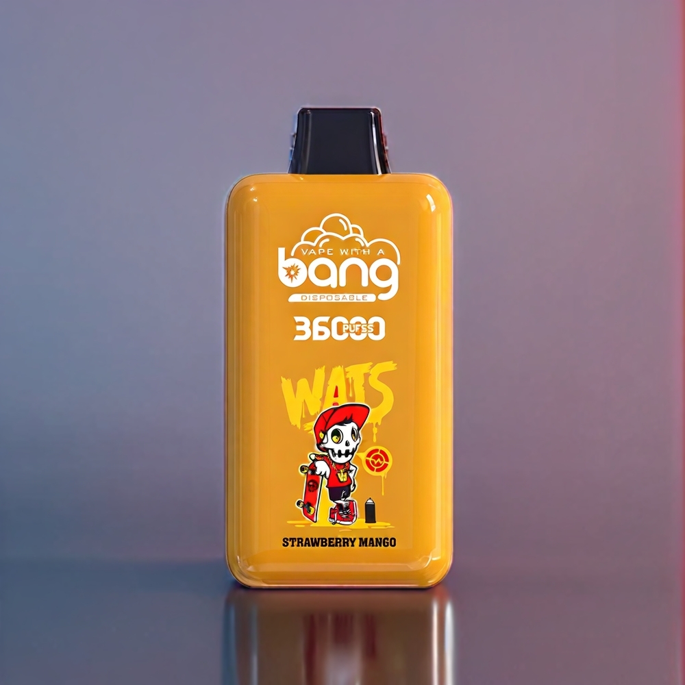 Bang 36000 Power Disposable Vape Strawberry Mango New Zealand Wholesale 36ml 36000 Puffs 5% 850mAh