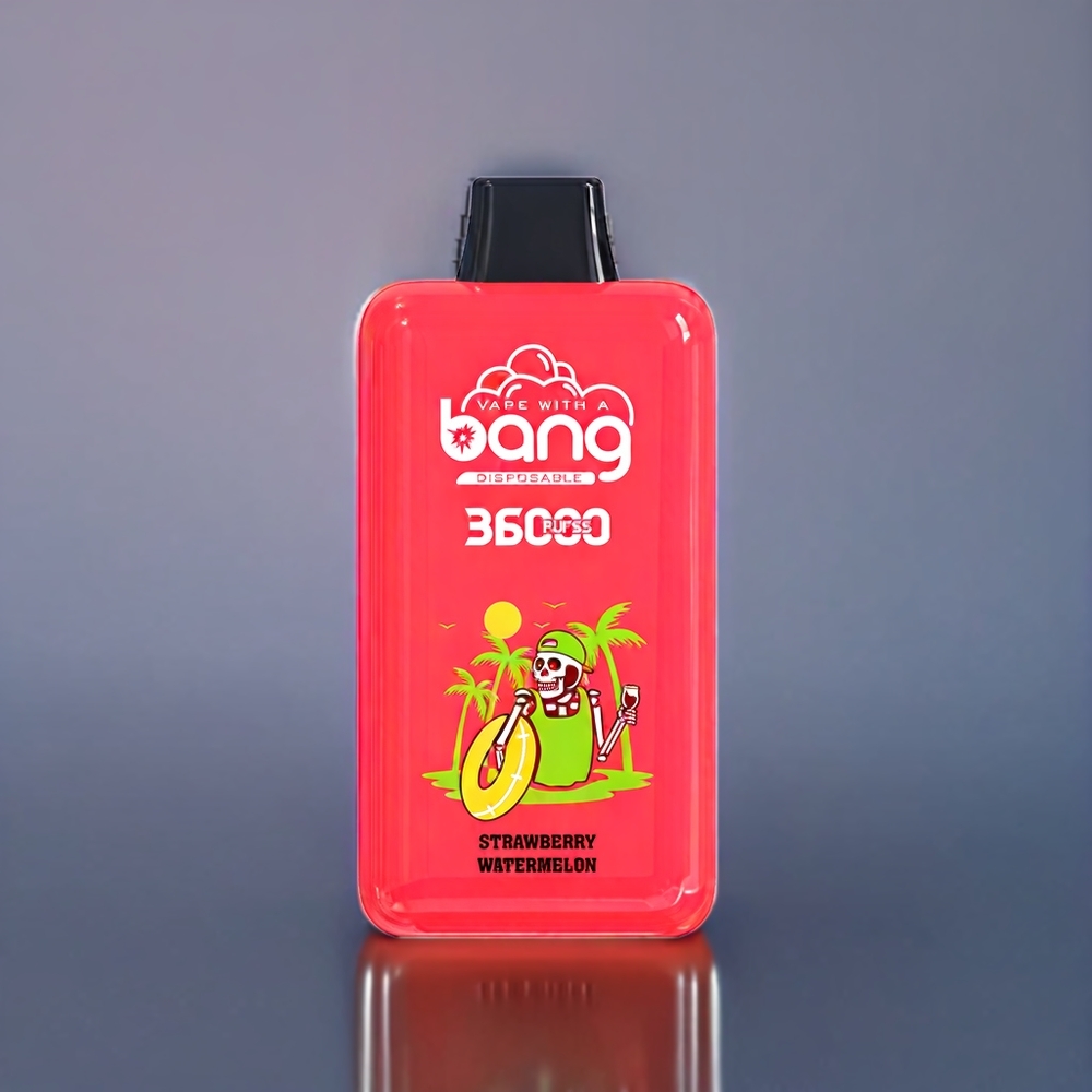Bang 36000 Power Disposable Vape Strawberry Watermelon New Zealand Wholesale 36ml 36000 Puffs 5% 850mAh Mesh 1.0 Ohm