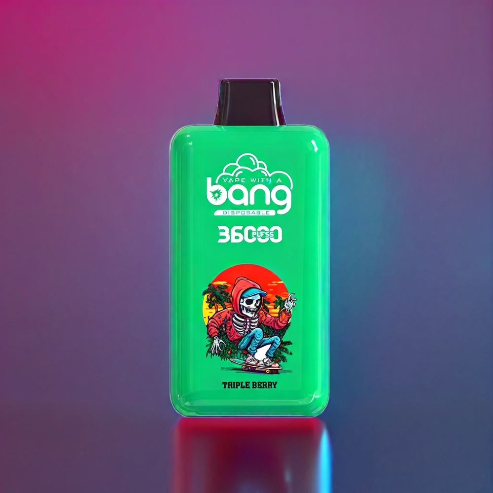 Bang 36000 Power Disposable Vape Triple Berry New Zealand Wholesale 36ml 850mAh 36000 Puffs Mesh 1.0 Ohm