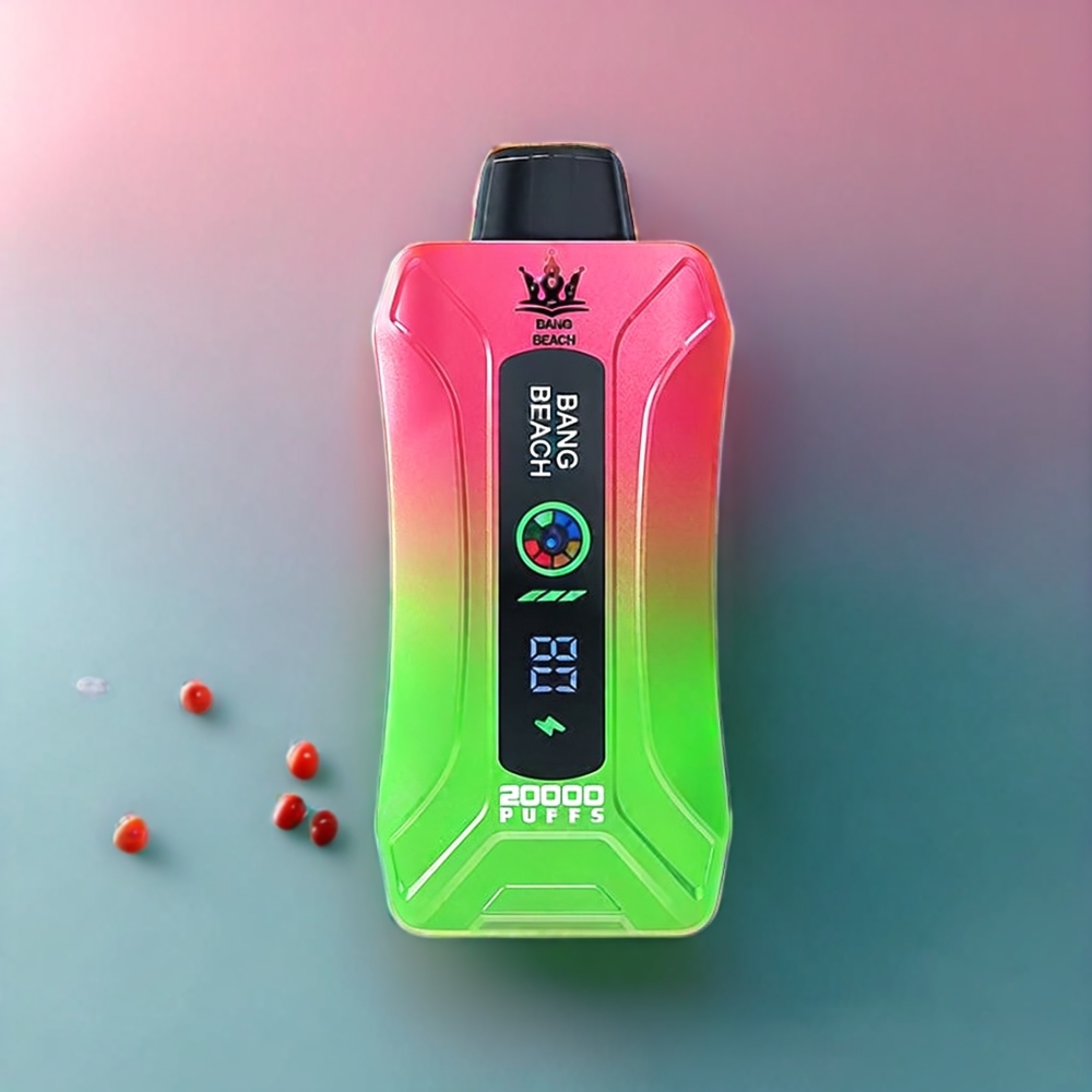 Bang Beach 20000 Puffs 35ml 650mAh Smart Screen Disposable Vape Watermelon Ice New Zealand Wholesale