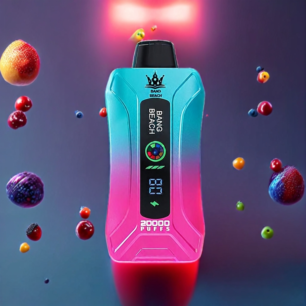 Bang Beach 20000 Puffs 35ml 650mAh Smart Screen Mixed Berry New Zealand Wholesale