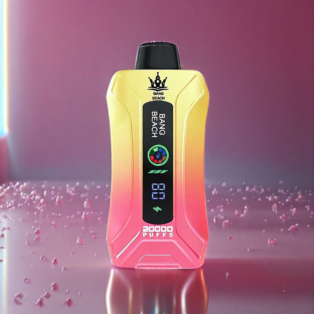 Bang Beach 20000 Puffs 35ml 650mAh Smart Screen Pink Lemonade New Zealand Wholesale