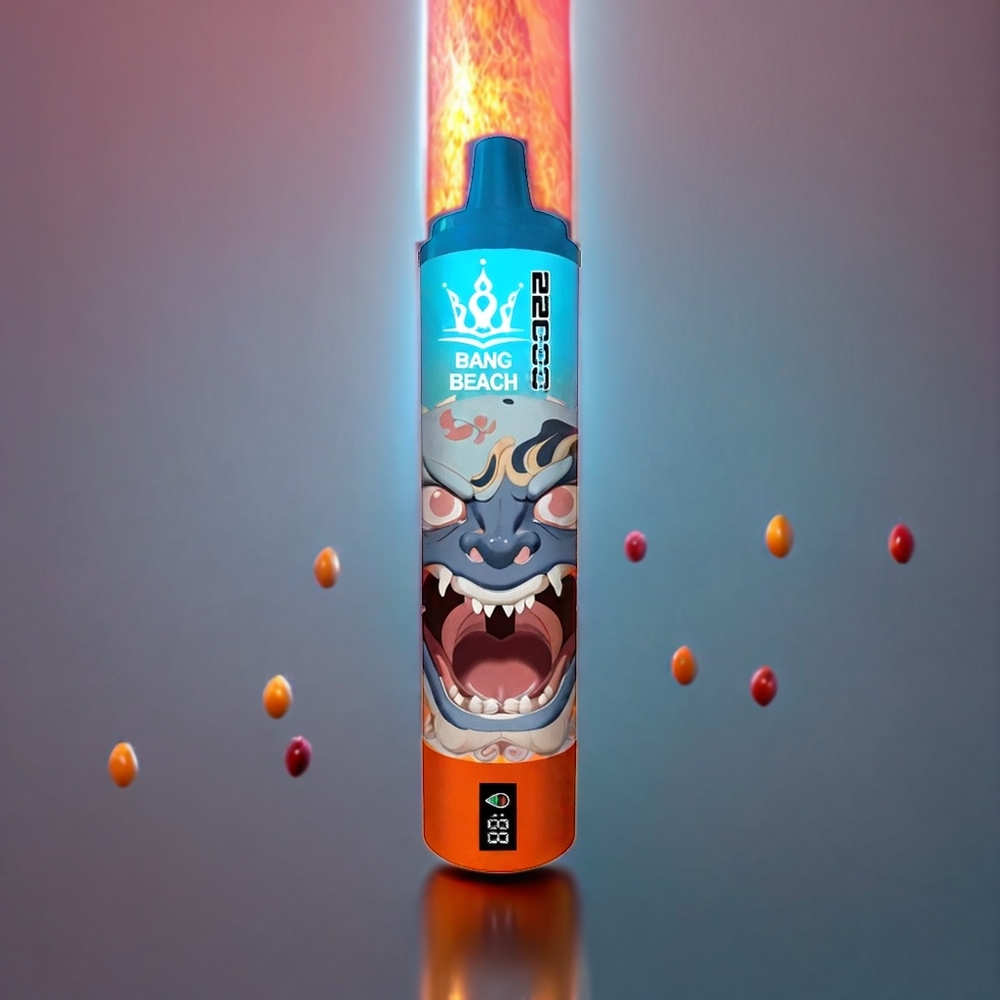 Bang Beach 22000 Puffs 36ml 650mAh Peach Mango Disposable Vape New Zealand Wholesale