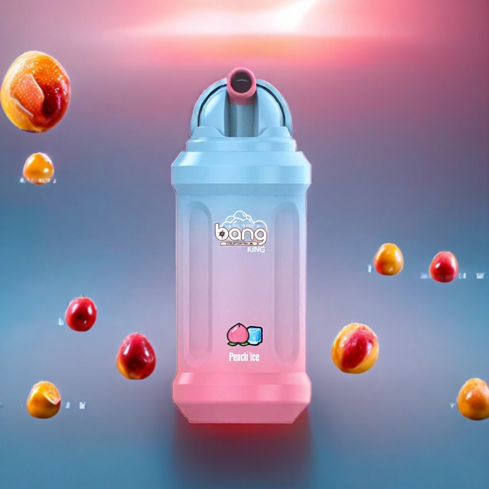 Bang King 12000 Puffs 23ml 650mAh Mesh Coil Peach Ice Disposable Vape New Zealand Wholesale
