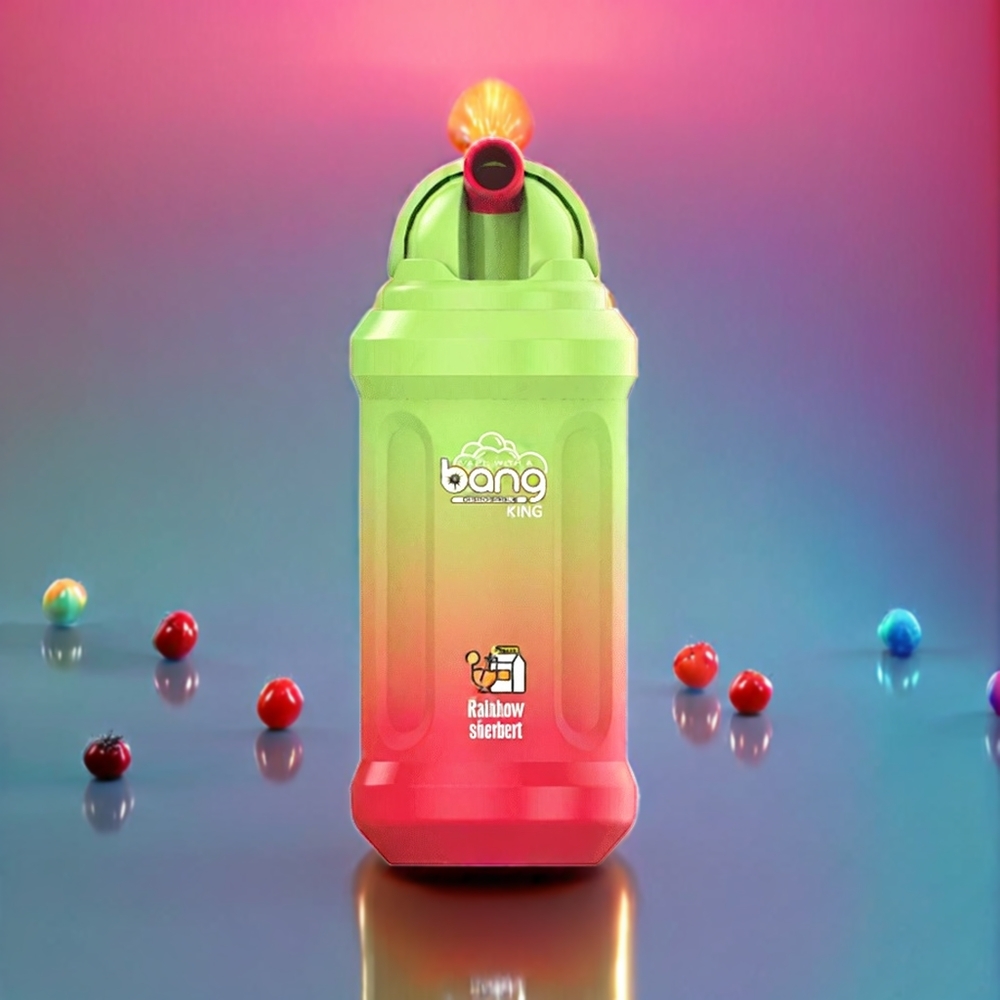 Bang King 12000 Puffs 23ml 650mAh Mesh Coil Rainbow Sherbert New Zealand Wholesale