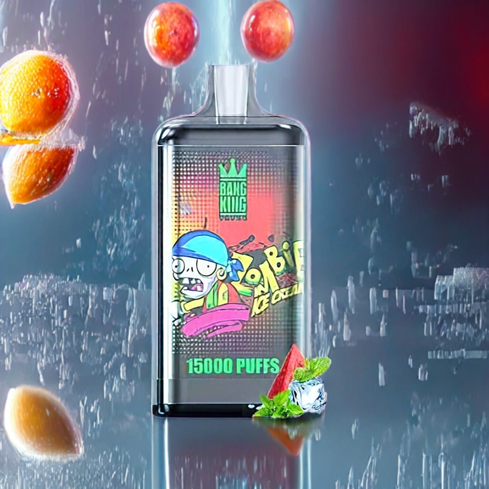 Bang King 15000 Puffs 21ml 550mAh 0-5% Nicotine Colorful Lush Ice Disposable Vape New Zealand Wholesale