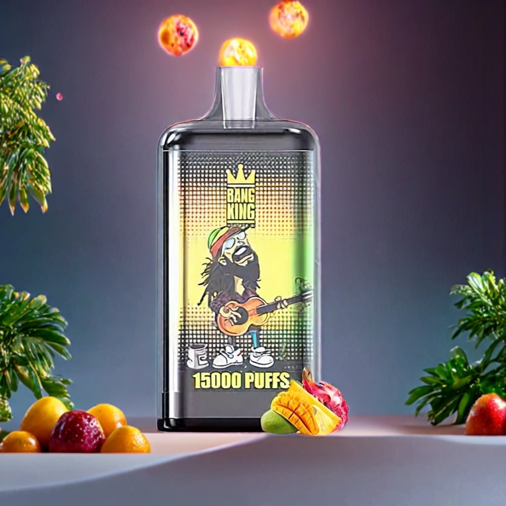 Bang King 15000 Puffs 21ml 550mAh Disposable Vape Tropical Fruit New Zealand Wholesale