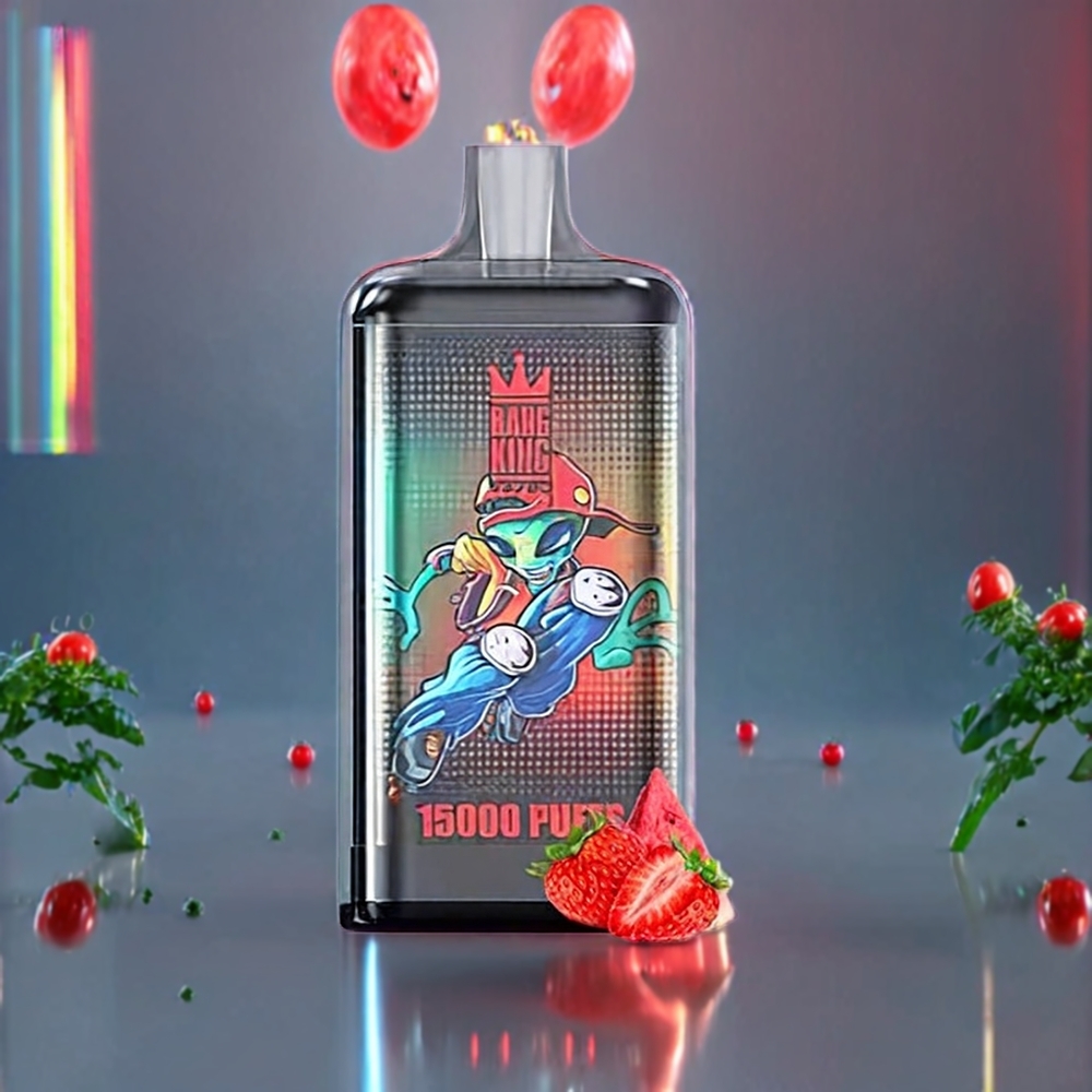 Bang King 15000 Puffs 21ml 550mAh Strawberry Watermelon Colorful Playful Disposable Vape New Zealand Wholesale