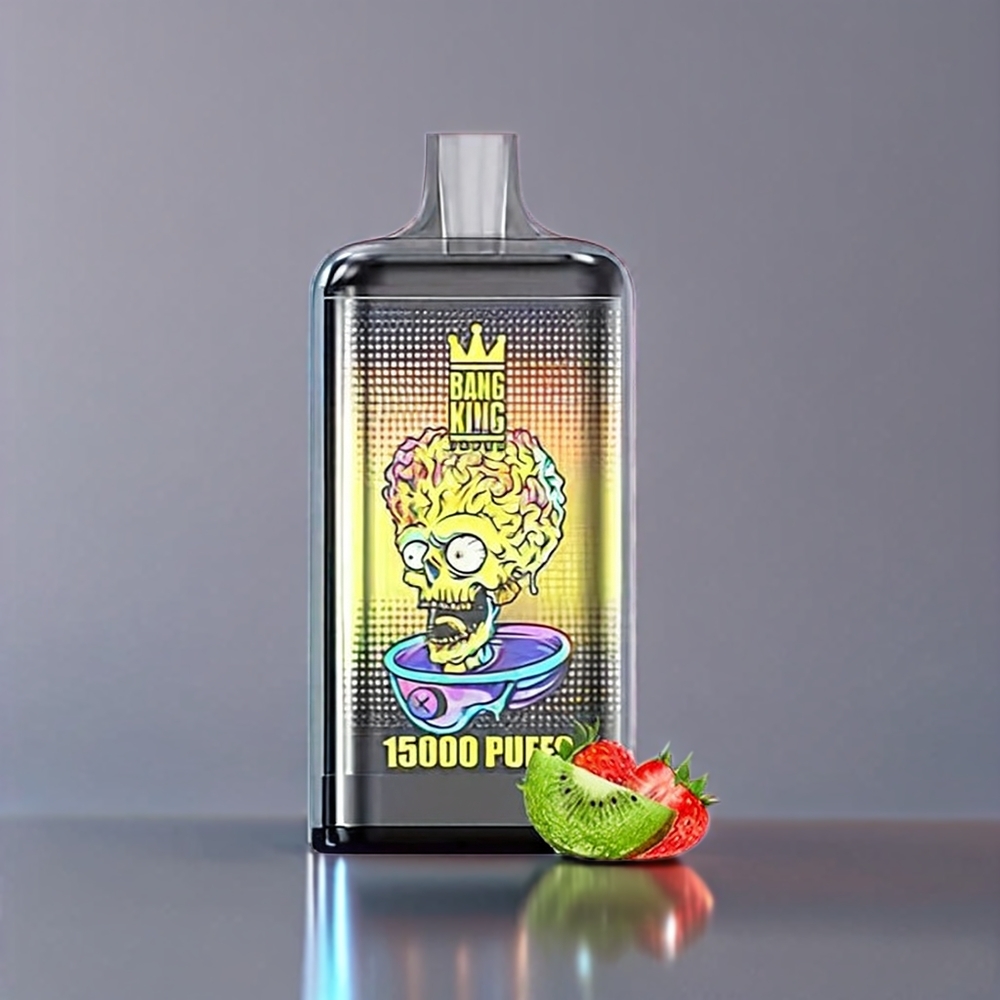 Bang King New Zealand Wholesale 15000 Puffs 21ml 550mAh Strawberry Kiwi Disposable Vape