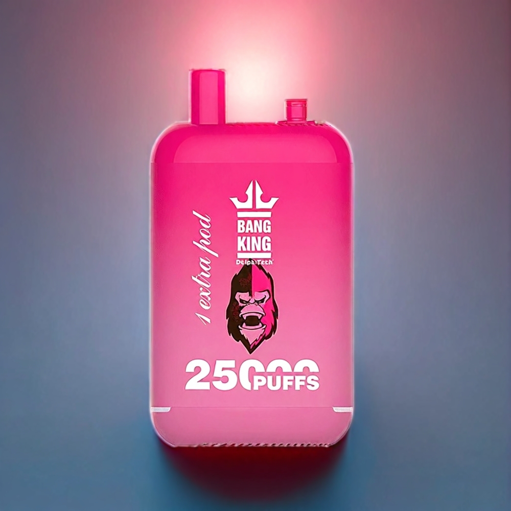 Bang King 25000 Puffs Dual Pod 46ml 650mAh Type-C Strawberry Watermelon New Zealand Wholesale