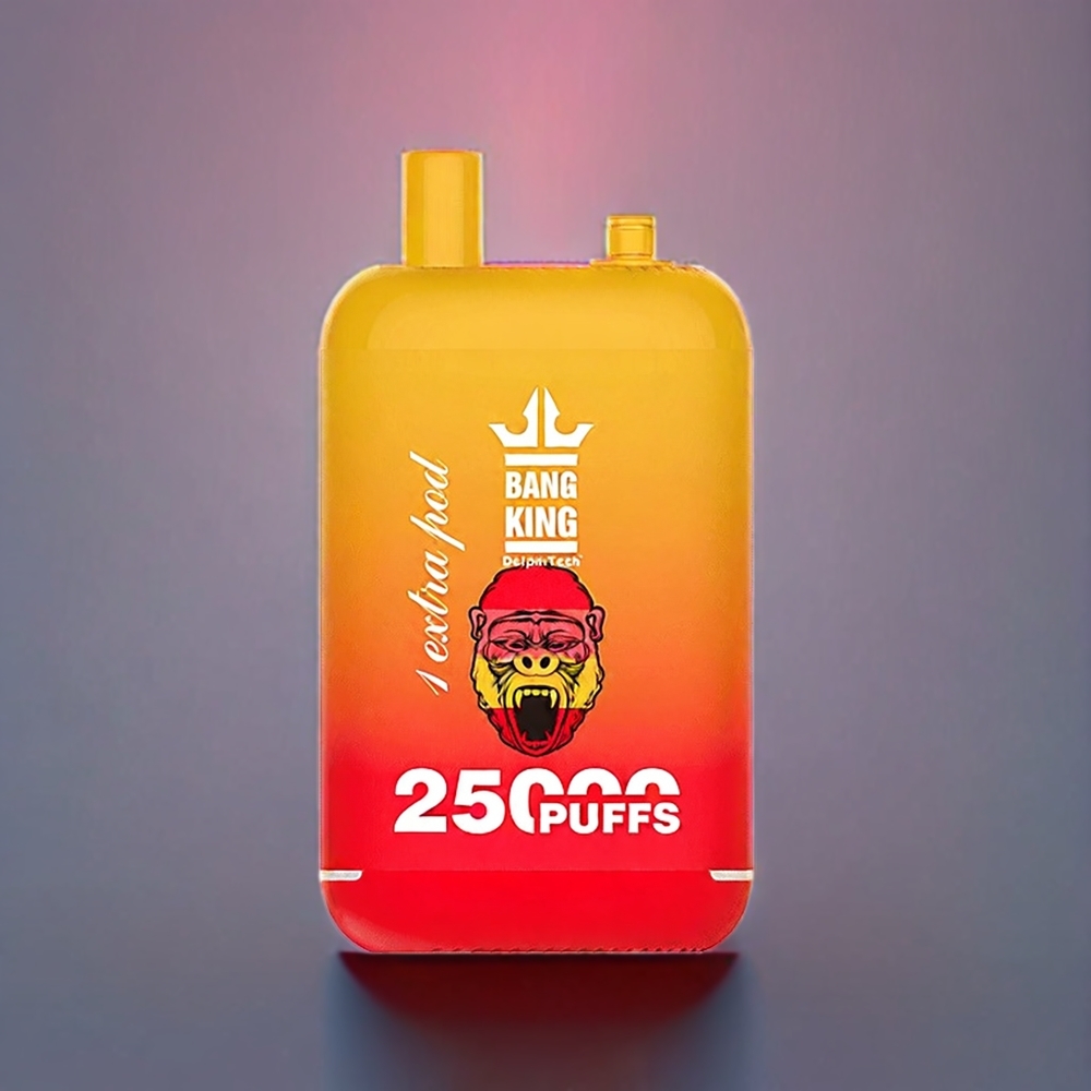 Bang King 25000 Puffs New Zealand Wholesale Dual Pod 46ml 650mAh Type-C Strawberry Mango Disposable Vape