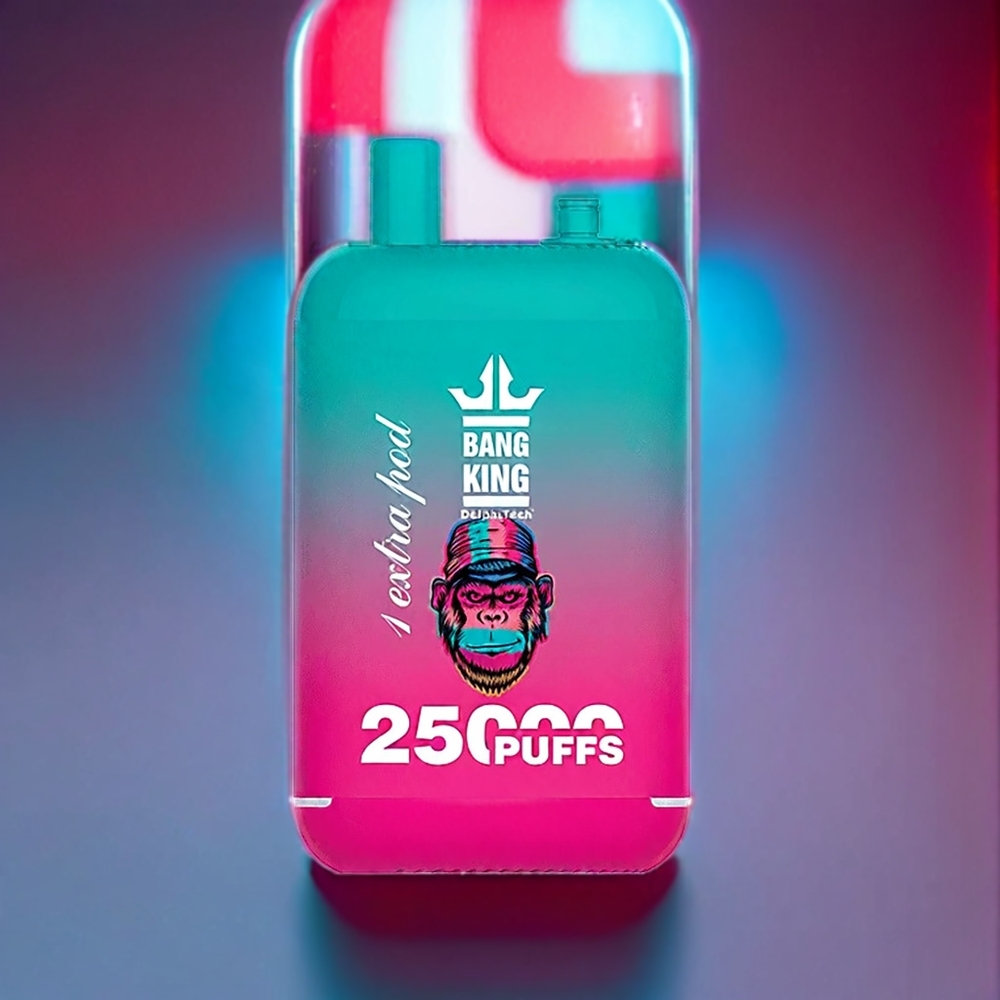 Bang King 25000 Puffs New Zealand Wholesale Triple Berry Ice Disposable Vape 46ml 650mAh Dual Pod Mesh Coil Type-C
