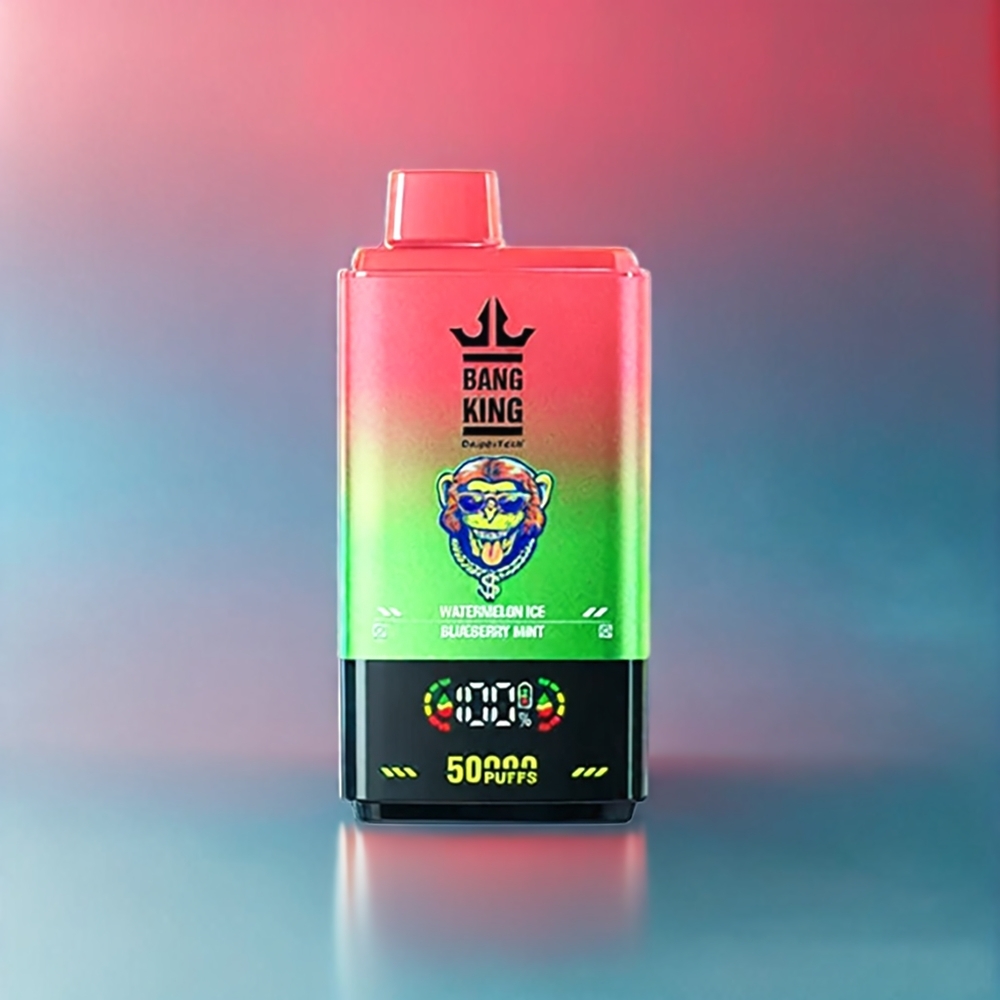 Bang King 50000 Disposable Vape New Zealand Wholesale Watermelon Ice Blueberry Mint 50ml 850mAh Type-C