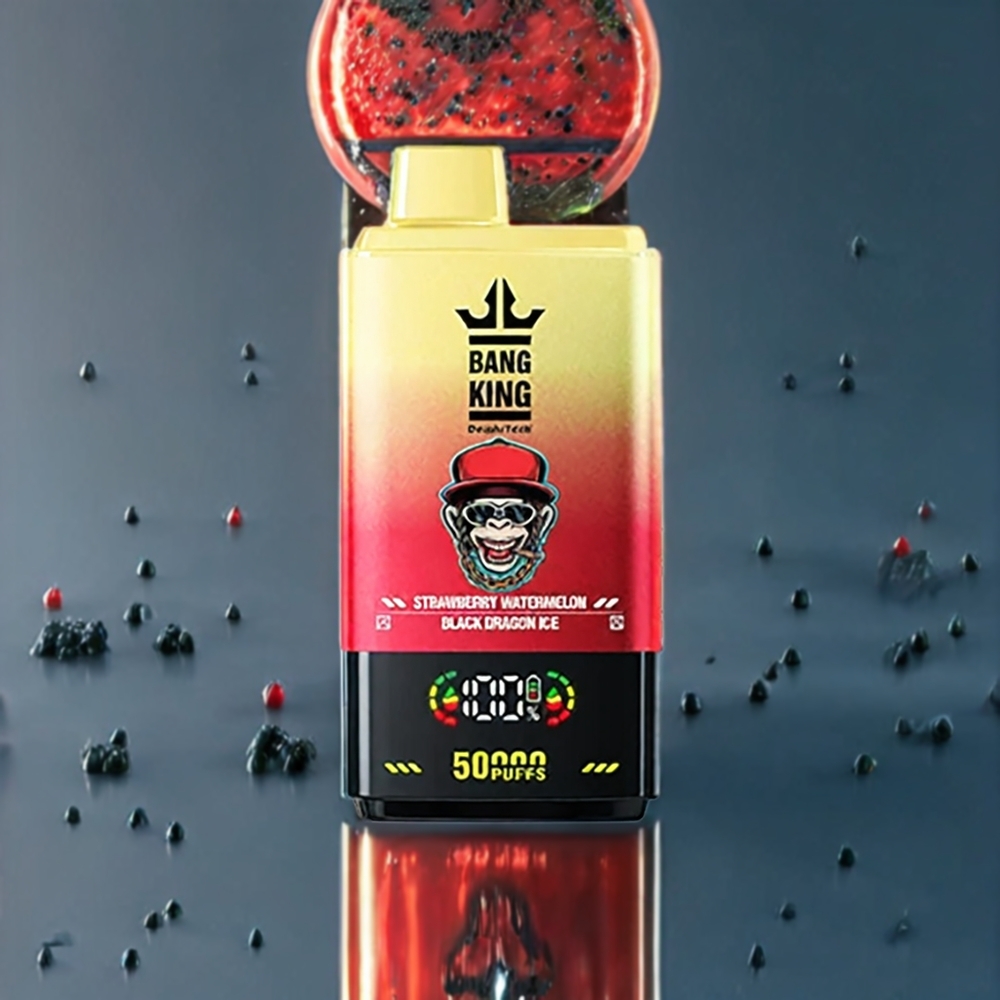 Bang King 50000 Disposable Vape Strawberry Watermelon Black Dragon Ice New Zealand Wholesale - 50ml 850mAh Type-C Mesh Coil