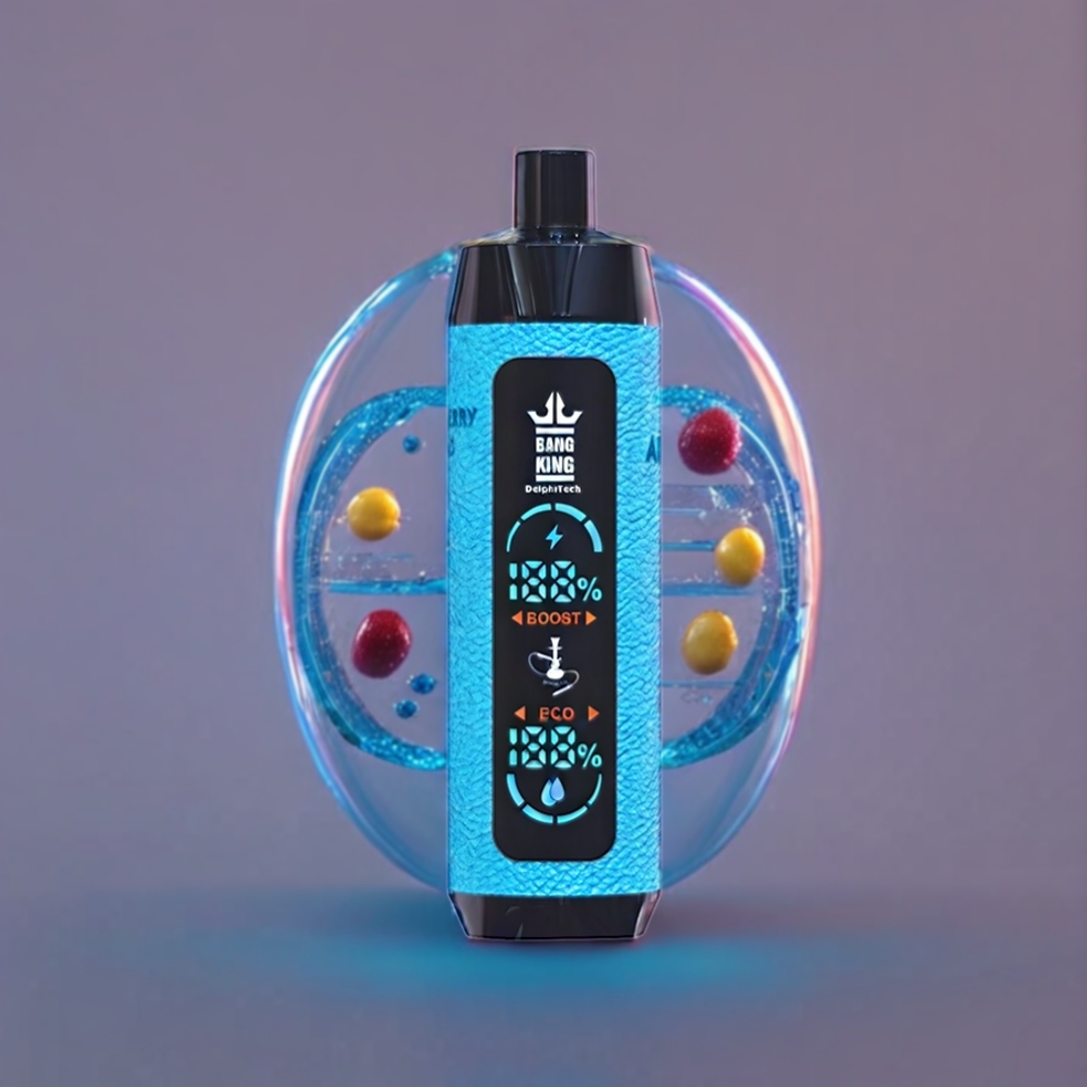 Bang King New Zealand Wholesale Shisha 25000 Puffs 30ml 650mAh Type-C Blue Raspberry Lemonade Disposable Vape