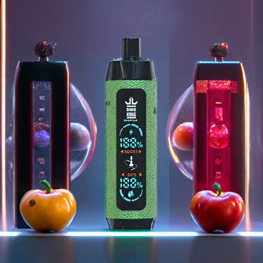 Bang King Shisha 25000 Puffs 30ml 650mAh Mesh 0.6Ω Type-C Double Apple New Zealand Wholesale