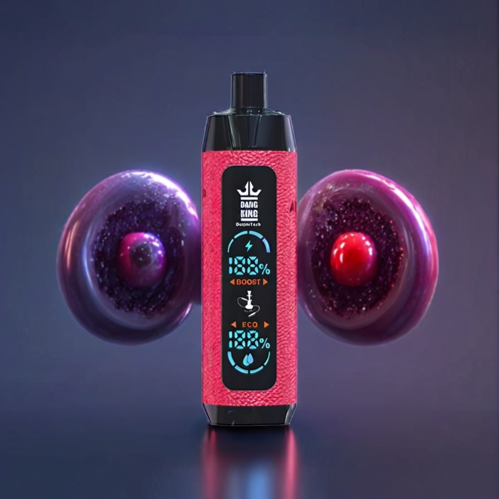Bang King Shisha 25000 Puffs 30ml 650mAh Mesh Coil 0.6Ω Type-C Bad Blood New Zealand Wholesale