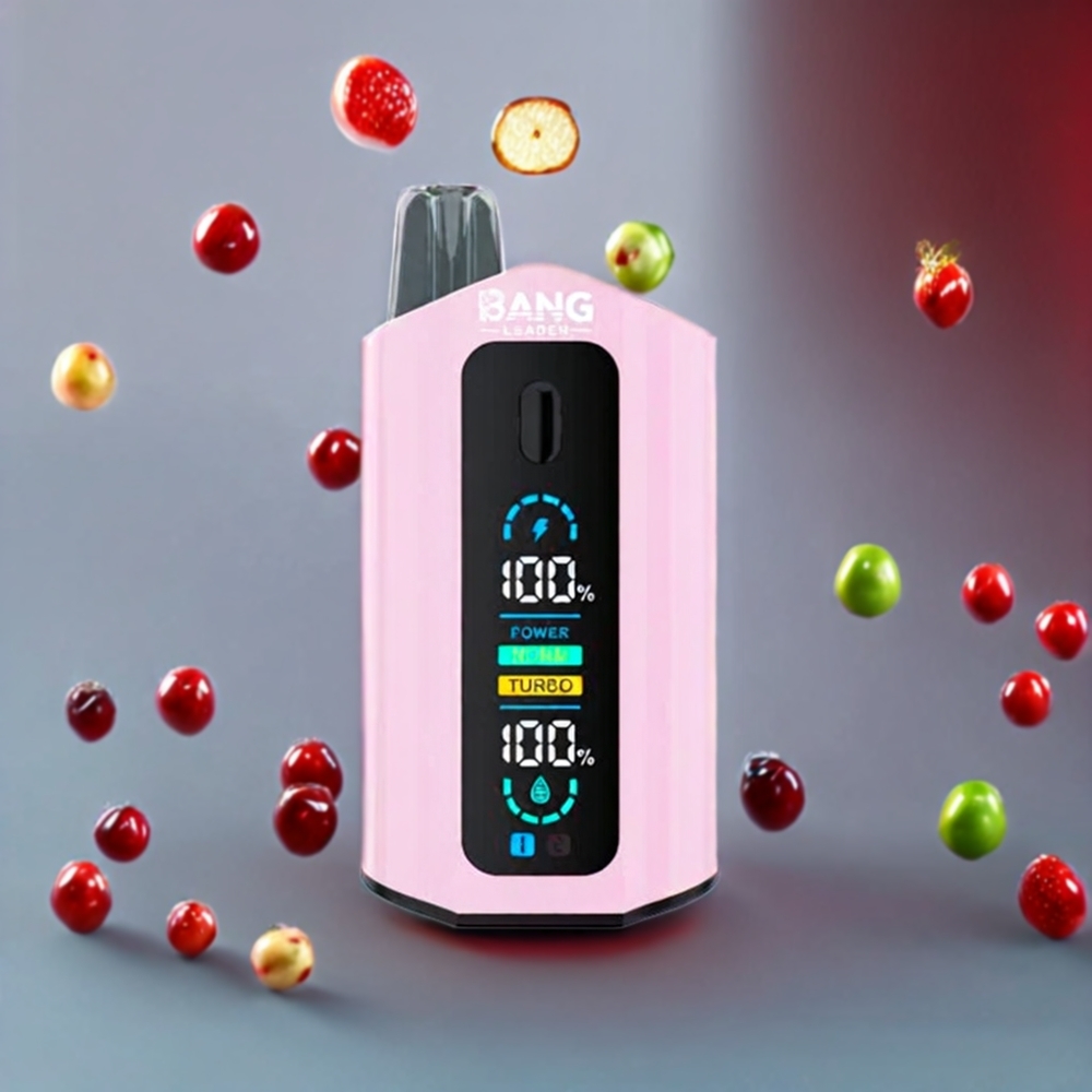 Bang Leader 50000 Puffs 13400mAh 36ml Type-C Raspberry Mojito Cherry Lime New Zealand Wholesale