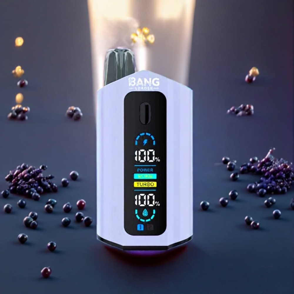 Bang Leader 50000 Puffs New Zealand Wholesale Black Grape Green Grape 2-in-1 Flavors 13400mAh Disposable Vape