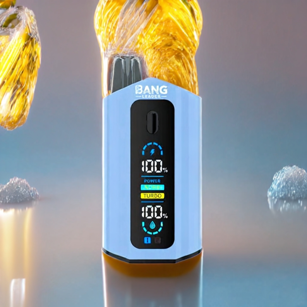 Bang Leader 50000 Puffs New Zealand Wholesale Disposable Vape Banana Ice Mango 13400mAh 36ml 2-in-1 Flavors Type-C Charging