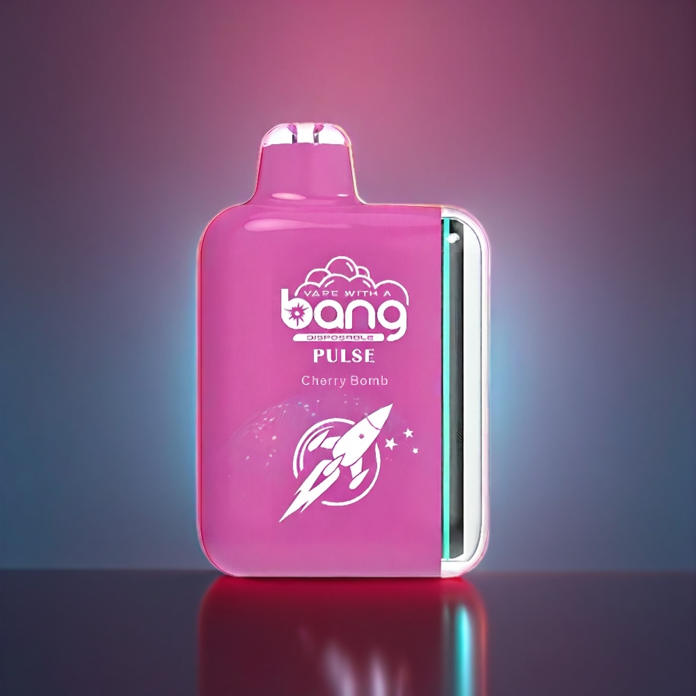 Bang Pulse 18000 Puffs Disposable Vape Cheery Bomb New Zealand Wholesale - 26ml E-liquid, 650mAh Type-C, 0%-5% Nicotine, Mesh Coil 1.0 ohm