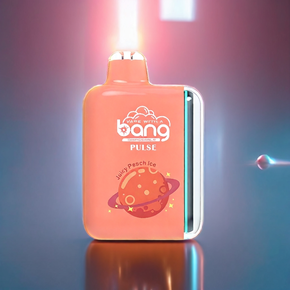 Bang Pulse 18000 Puffs Disposable Vape Juicy Peach Ice 650mAh 26ml Type-C Mesh Coil New Zealand Wholesale