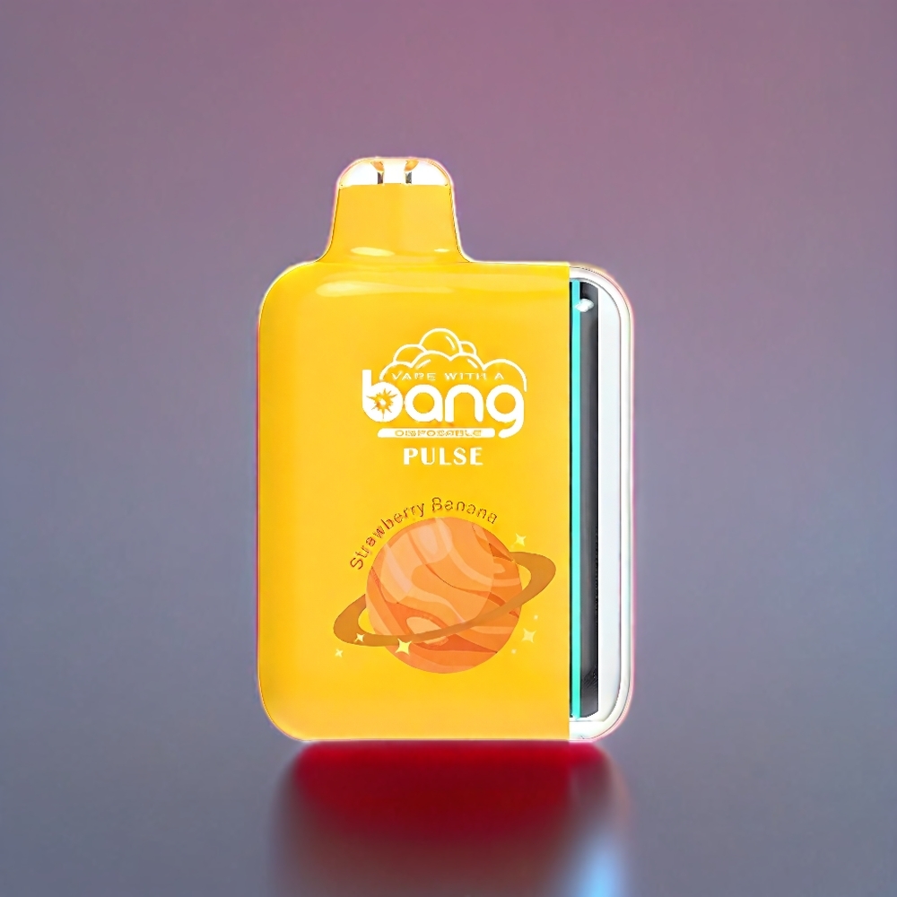 Bang Pulse 18000 Puffs Disposable Vape Strawberry Banana New Zealand Wholesale Type-C 650mAh 26ml Mesh Coil