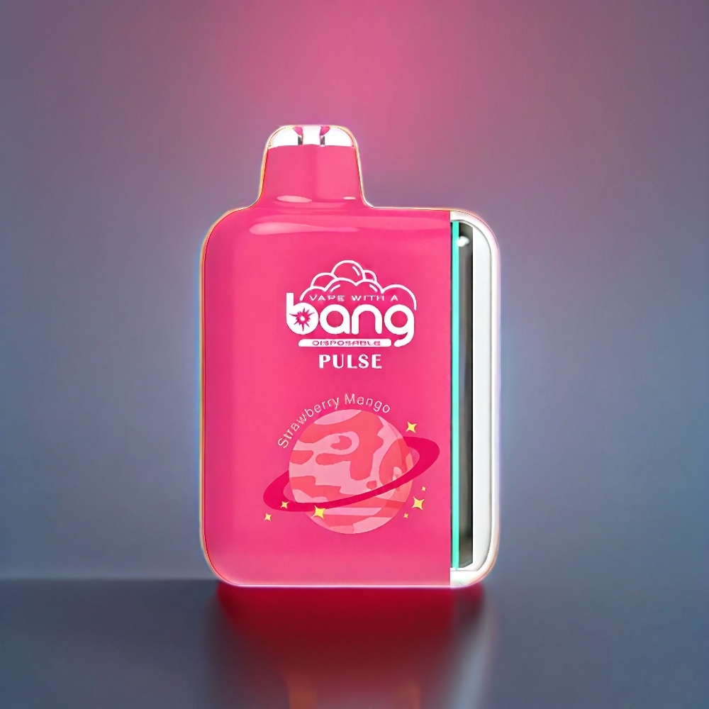 Bang Pulse 18000 Puffs Disposable Vape Strawberry Mango New Zealand Wholesale with Type-C Charging 650mAh Battery 26ml E-liquid Mesh Coil 1.0 Ohm