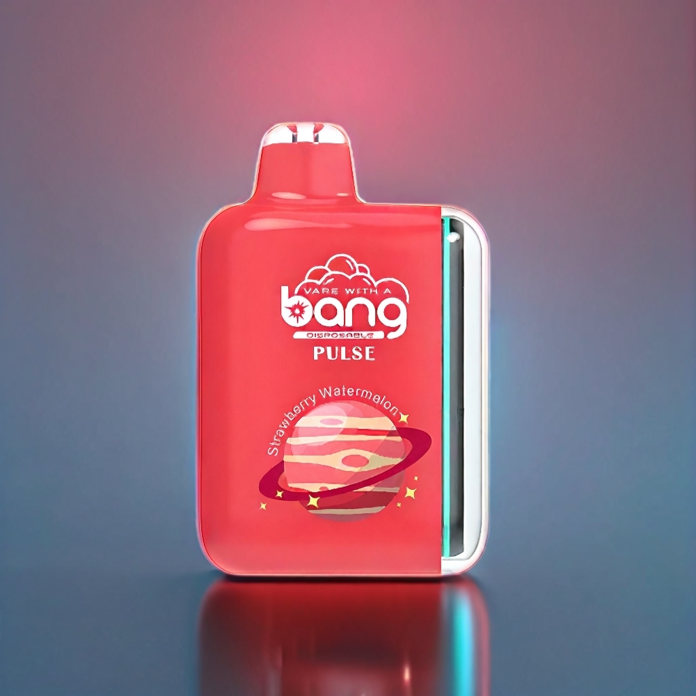 Bang Pulse 18000 Puffs Disposable Vape Strawberry Watermelon New Zealand Wholesale - Type-C, 650mAh, 26ml, Mesh Coil 1.0 ohm