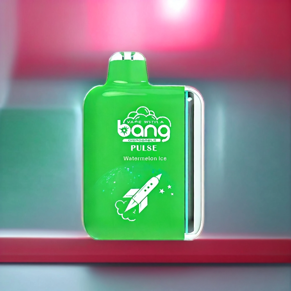 Bang Pulse 18000 Puffs Disposable Vape Watermelon Ice New Zealand Wholesale with Type-C 650mAh 26ml 1.0ohm Mesh Coil