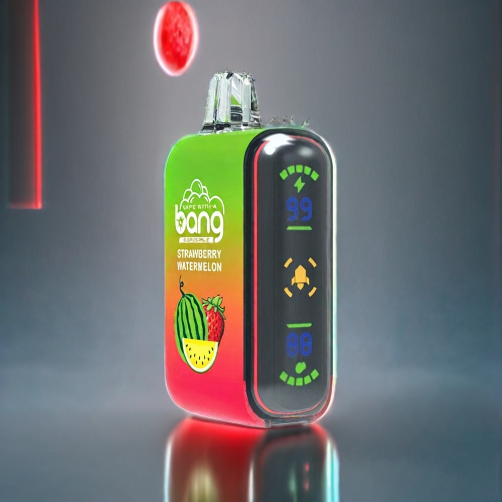 Bang Rocket 18000 Puffs 26ml 650mAh 0/2/3/5% Nicotine Disposable Vape Strawberry Watermelon New Zealand Wholesale