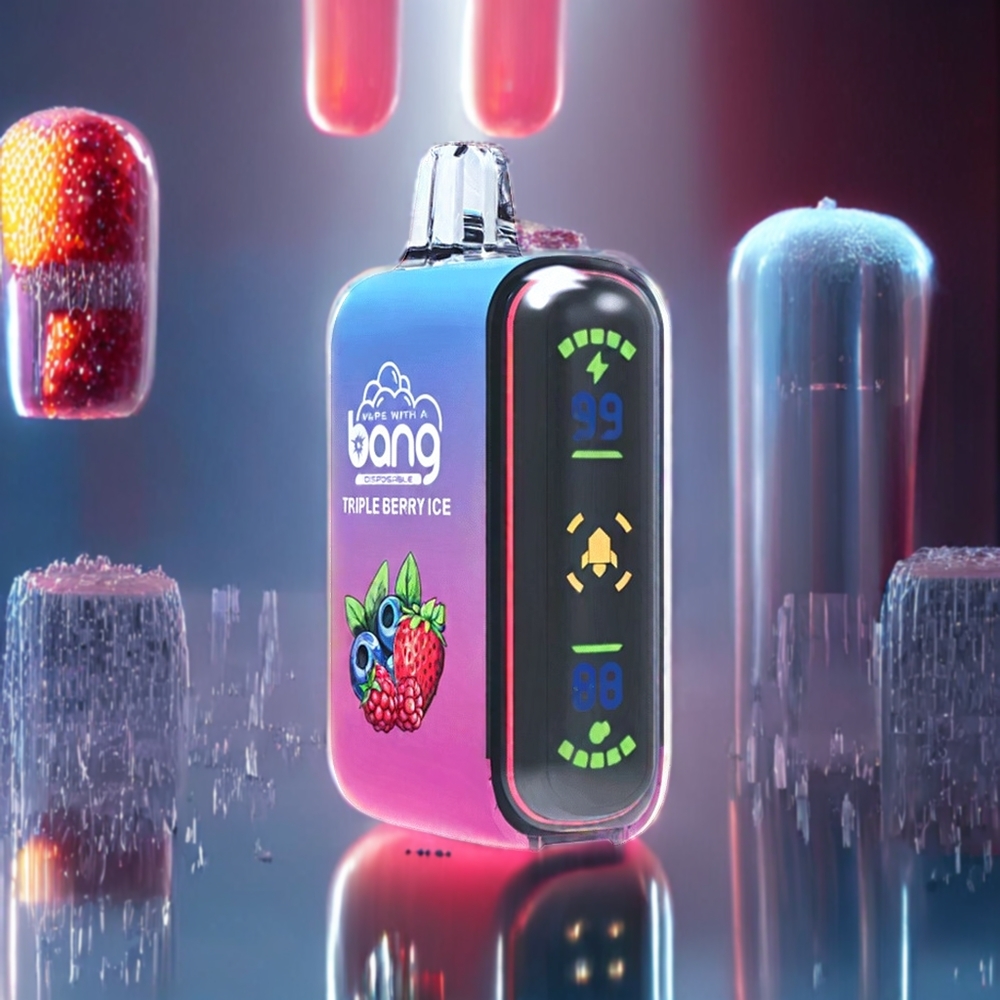 Bang Rocket 18000 Puffs 26ml 650mAh New Zealand Wholesale Disposable Vape Triple Berry Ice 0%/2%/3%/5%