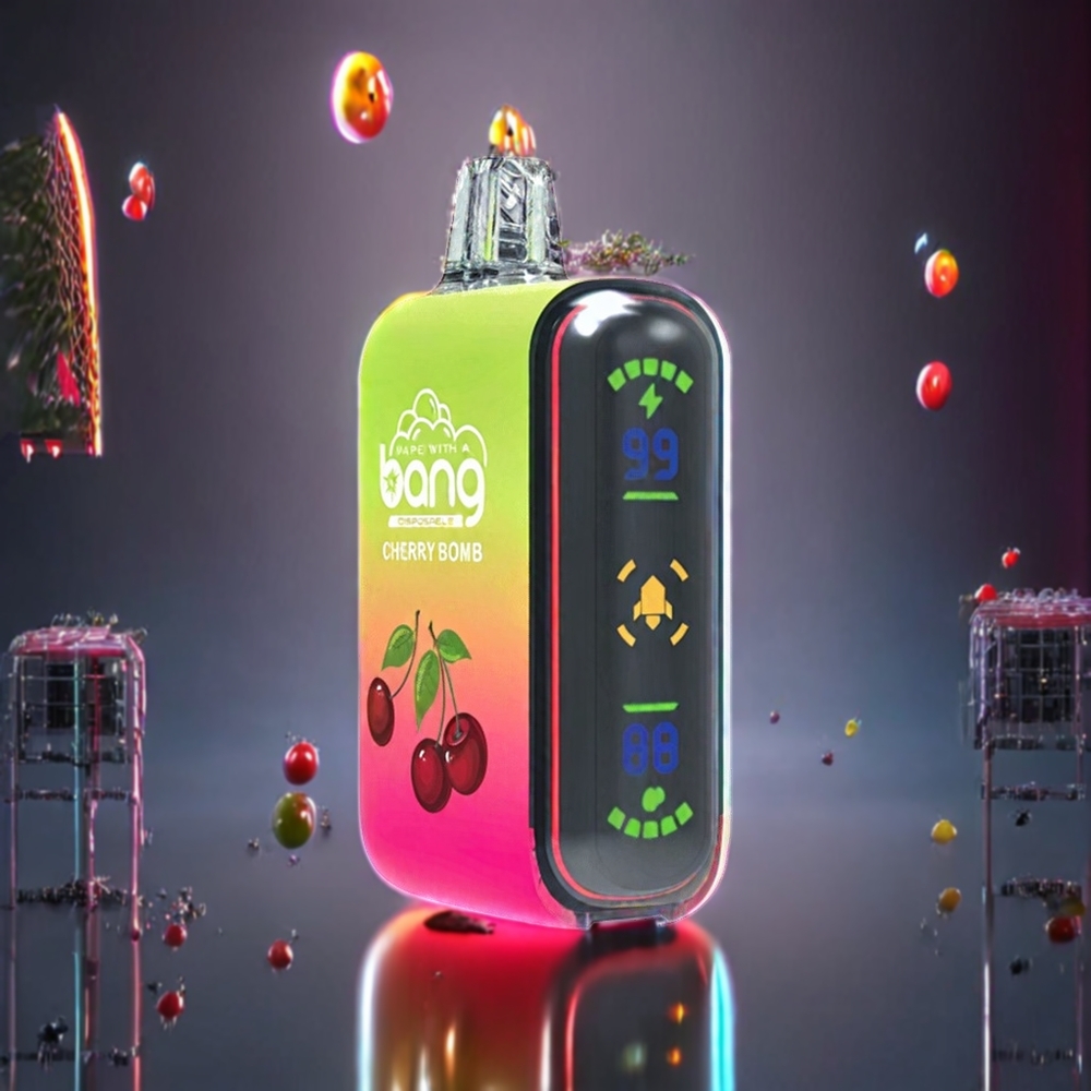 Bang Rocket 18000 Puffs Disposable Vape Cheery Bomb New Zealand Wholesale 26ml 650mAh 0-5% Nicotine